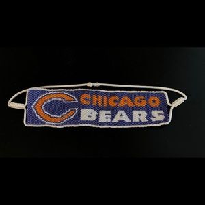💥Chicago Bears Hand Beaded Adjustable Bracelet💥